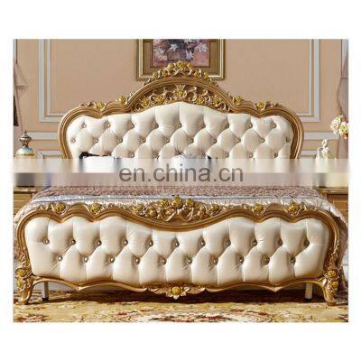 2021 new popular luxury classic sofa bed carved wood double beds