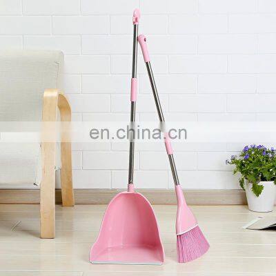Modern Sleek Creative Broom And Dustpan With Stainless Steel Long Handle photo-4