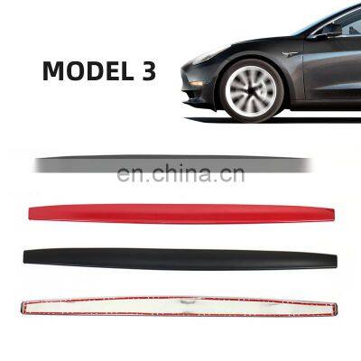 New Style Dashboard Panel Trim Stickers Carbon Fiber Frame Strip Cover Console Dust Proof For Tesla Model 3