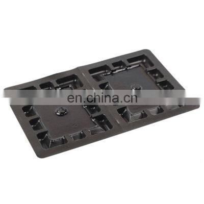 Black Plastic Mouse Tray Mouse Trap Rodent Control Sticky Rubber Tray 2 Sheets 1 Box