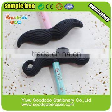 Mini Moustache Shaped Eraser pencil topper