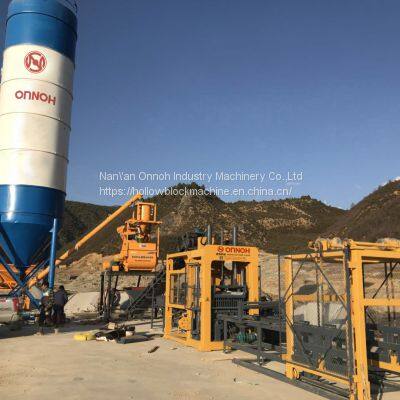 Concrete brick machine solid hollow color paver brick machine block machine