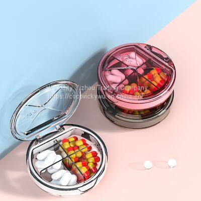 Plastic Storage Arts Craft Pill Case Organizer Birth Control Bin Pill Storage Case