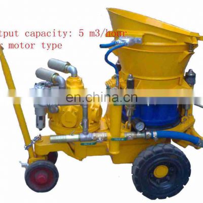 PZ-5 made in China dry gunite machine for middle east market