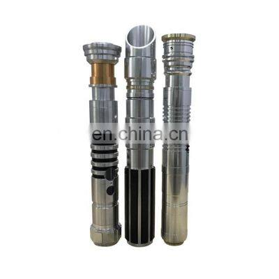 OEM anodized cnc machining lightsaber hilt custom metal lightsaber toys