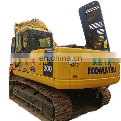 Second hand original 20 ton Komatsu crawler excavator Komatsu PC200-7 cheap digger on sale in Shanghai China