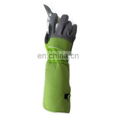 Custom Long Gardening Gloves For Women Men Thorn Proof Logo Garden Gloves photo-3
