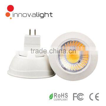 INNOVALIGHT aluminum and plastic mr16 7w cob led spotlight