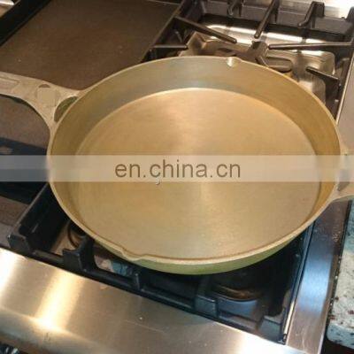 CNC Milled Seasoned Enamel Cast Iron Skillet, Cast Iron Frying Pan photo-3