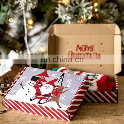 Luxury Custom LOGO Eco Friendly Printing Gift Candle Jewelry Christmas Gift Corrugated Paper Packaging Shipping Mailer Box photo-4