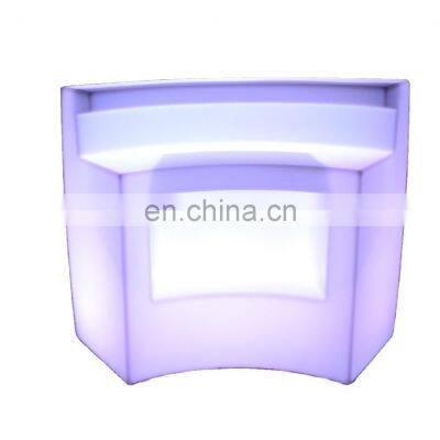 Led Bar Counter Party Reception Desk Dining Room Furniture Sets Plastic Led Bar Counter Mobile Bar photo-2