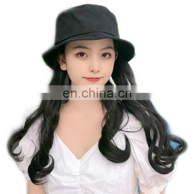 Amazon Hot Selling Cool Women Wig Hats Hair Extensions Dress