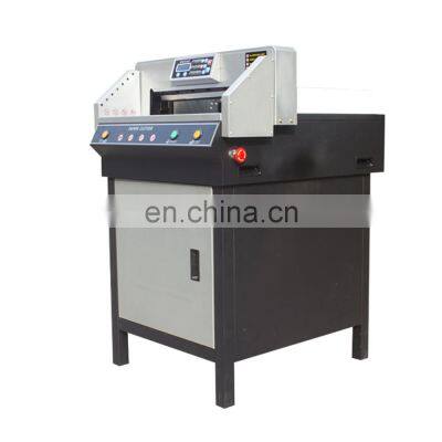 SPC-455E Wholesale Manufacturing Advertising Company Printing Shops Electric Paper Automatic Cutter Hss Cutting Machine