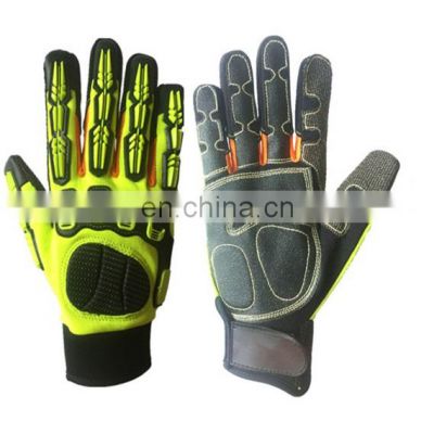 Mechanic antivibration Cut Resistant TPR Impact Protection Gloves