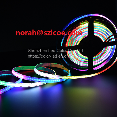 CRI 90 Flexible Bendable RGBIC Cob 1008 Leds/m Strip 2.5m/reel for Room Decoration