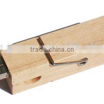 Wooden USB flash drive promotion gift- clothes-peg