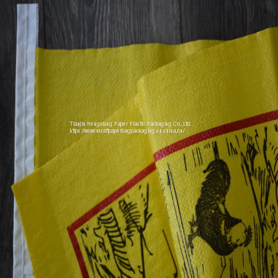 Factory Direct Selling Color Printing Agriculture Flour Transparent Woven Bag photo-2