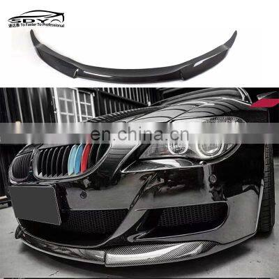 E63 E64 M6 V Style Высококачественная передняя губка бампера из углеродного волокна (сплиттер) для BMW 6 Series E63 E64 M6