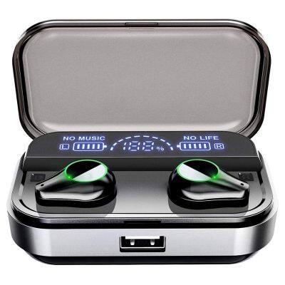 T10 TWS Fingerprint Touch Stereo Headsets Sport Gaming Headphones wireless earbuds blue tooth With 4000mAh Waterproof Earphone