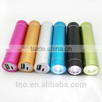 2015 hot product 2600mAh LED power bank charger wholesale alibaba