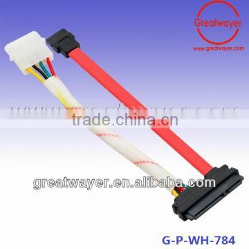 SATA 22pin power adapter wire harness