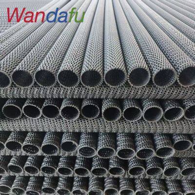 Wandafu Кривая сетчатая жесткая дренажная труба черного цвета, жесткая дренажная труба из HDPE