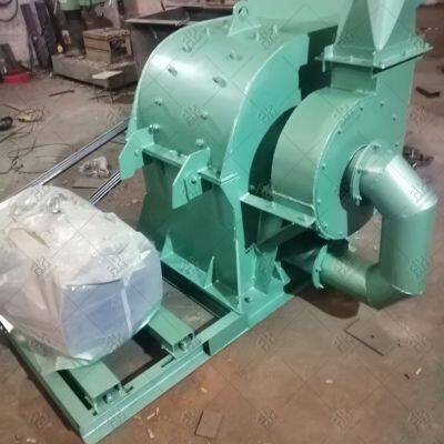 Molino martillo de motor diesel para madera, triturador de ramas de árboles pequeños