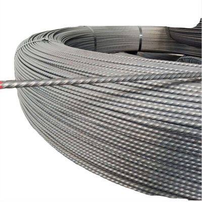 Fabrikgroßhandel kleine Spulenverpackung spiralförmig geripptes, eingekerbtes, glattes Stahlseil für Spannbeton photo-5