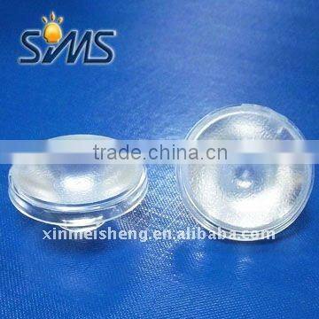 Wave-shaped power concave led lens