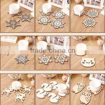 Eco Friendly Handmade China Factory Custom Sheep/pumpkin Mug Cup Laser Cut Place Mat Material Wooden Dining Table Ware photo-6