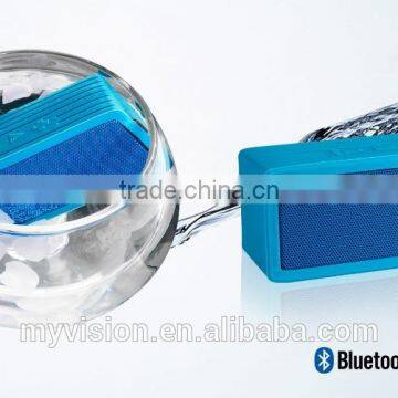 Portable rechargeable bluetooth stereo speaker for promotional gift