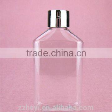 3oz 85ml transparent rectangular pet liquid bottle for sale