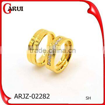 latest gold ring designs rings for woman and men stainless steel gold wedding rings                        
                                                                                Supplier's Choice