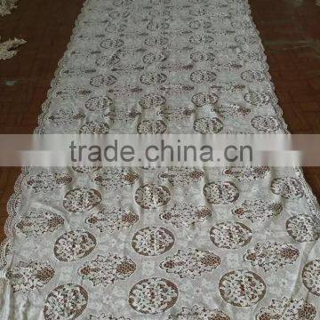 Wholesale New Lace Dress Design Polyester Lace Chemical Lace Fabric photo-6