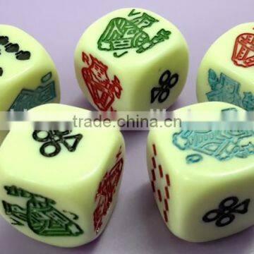 High quality poker dice