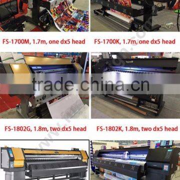 1.7m Dx5 Dx7 Head FunsunJet FS1700K Sublimation Outdoor Printer With 21sqm / Hour photo-5