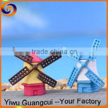 2016 Holland DIY resin plastic Dutch windmill for garden ornament