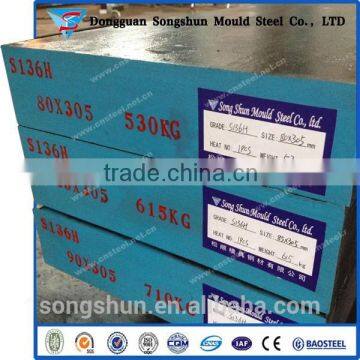 Steel price per ton,S136H steel plate