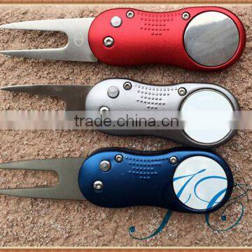 2015 Most creative pitch fork/foldable golf divot repair tool