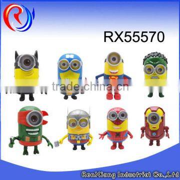 New product cartoon avenger minions action figure toy