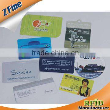 Competitive price non-standard transparent plastic name card/game card