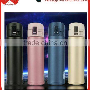 350ml/500ml metal type bounce cup, stainless steel water bottle,flask vacuum car cup