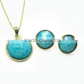 Fashion Design Emerald Jewelry Sets