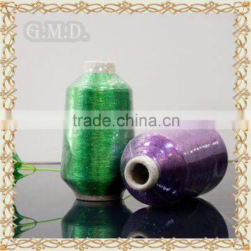 The Hot Sales Of The MX type Grass Green Purple metallic Yarn