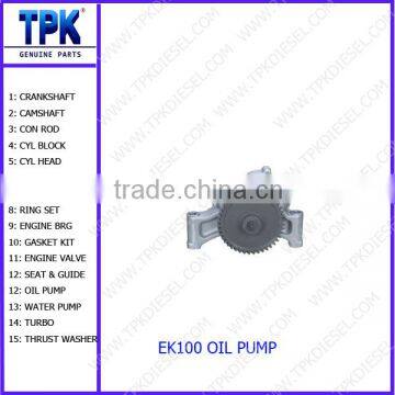 EK100,EK130T,EK200,EV700 OIL PUMP 15110-E0130