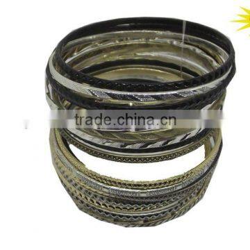 mixed metal bangle pack