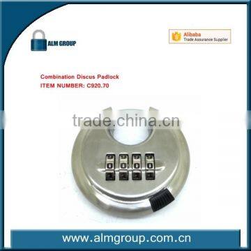 High Security Stainless steel discus padlock, Padlock, Combination Discus padlock