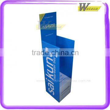 comercial promotion magezine for shopping center use cardboard poster display stand