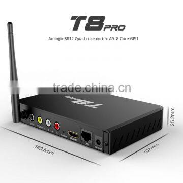 T8 PRO Quad Core S812 Box With Cor-tex A9 Arm XBMC Miracast Bluetooth 3 Usb Ports photo-5