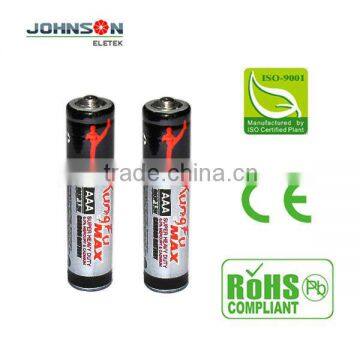 AAA zinc carbon battery R03 yuyao